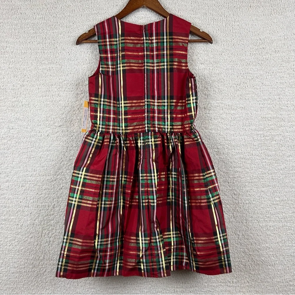 Purple Rose Dress Girls‎ 16 Red Plaid Holiday Fit & Flare Sleeveless Zip